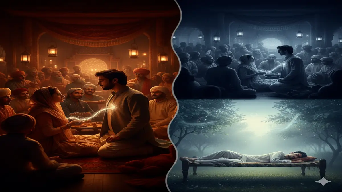 aankh se aankh milaata hai koi