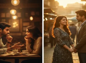 raah par un ko laga laaye to hain baaton me