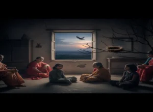 sab ke hote hue lagta hai ki ghar khaali hai