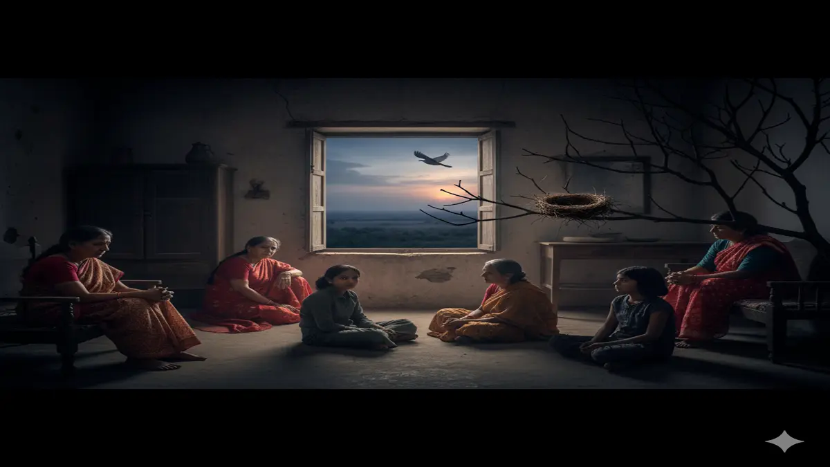 sab ke hote hue lagta hai ki ghar khaali hai