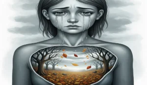 sine me khizaan aankhon me