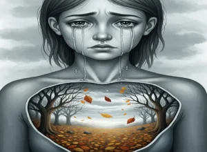 sine me khizaan aankhon me