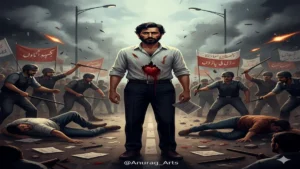 bade bane the jaalib sahab pite sadak ke beech