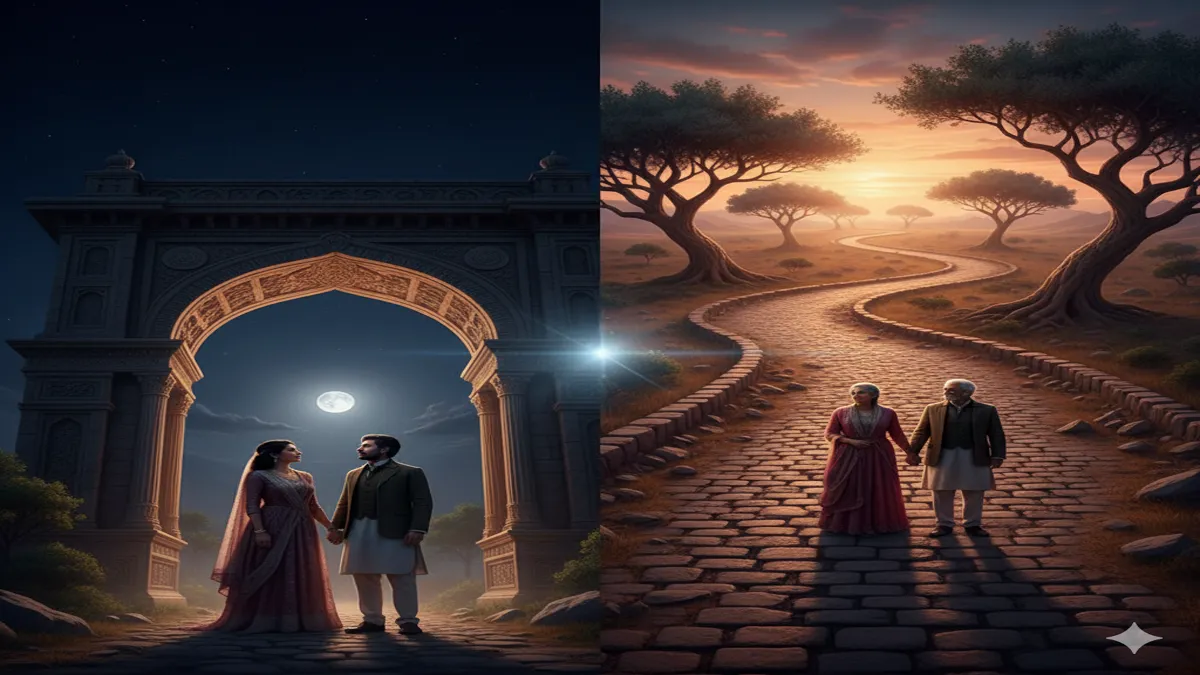 ek raat lagti hai ek sahar banane me