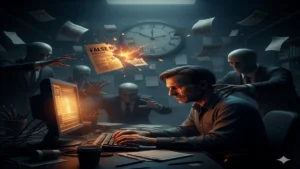 jhuthi khabaren ghadne wale jhuthe sher sunane wale