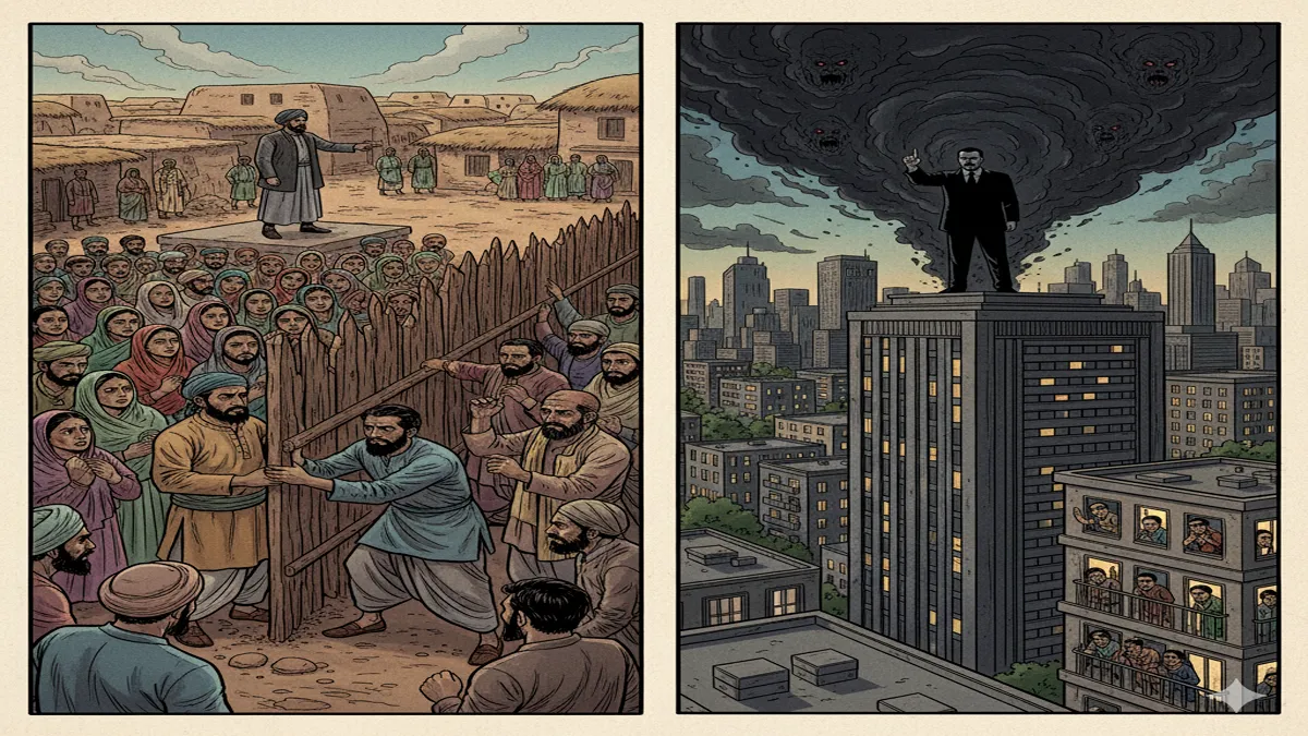 aadmi hi aadmi ke beech me aane laga