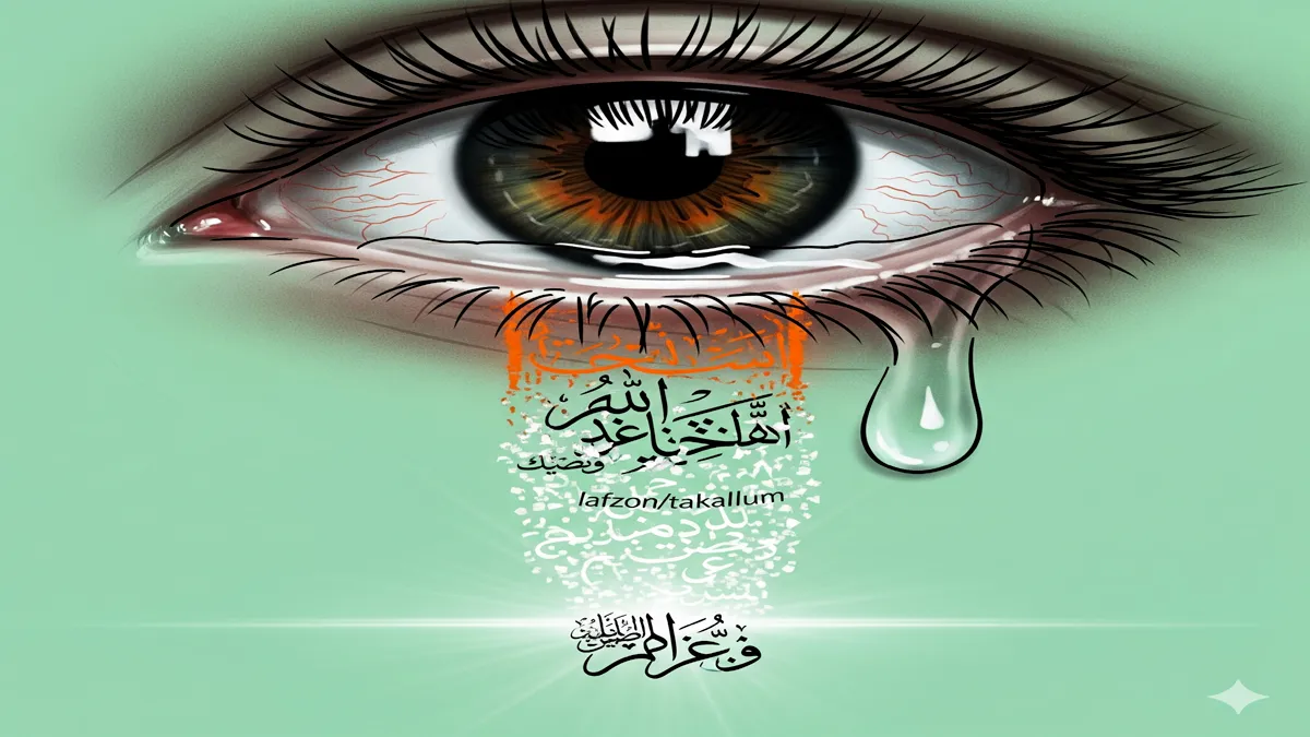 ashk e naadaan se kaho baad me pachhtayenge