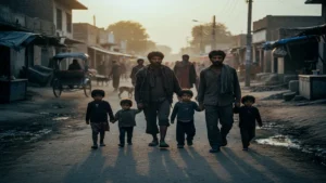 bhookhmari kee zad me hai yaa daar ke saaye me hai