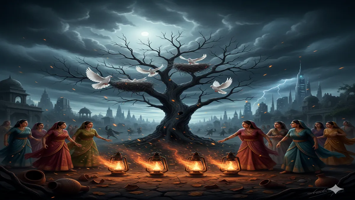 charagon se hawayen lad rahi hain