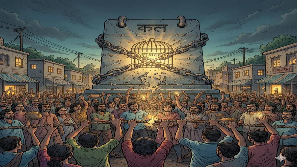 har ek ghar me diya bhi jale anaj bhi ho