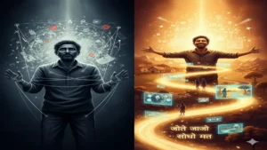 kath putli hai yaa jivan hai jite jaao socho mat