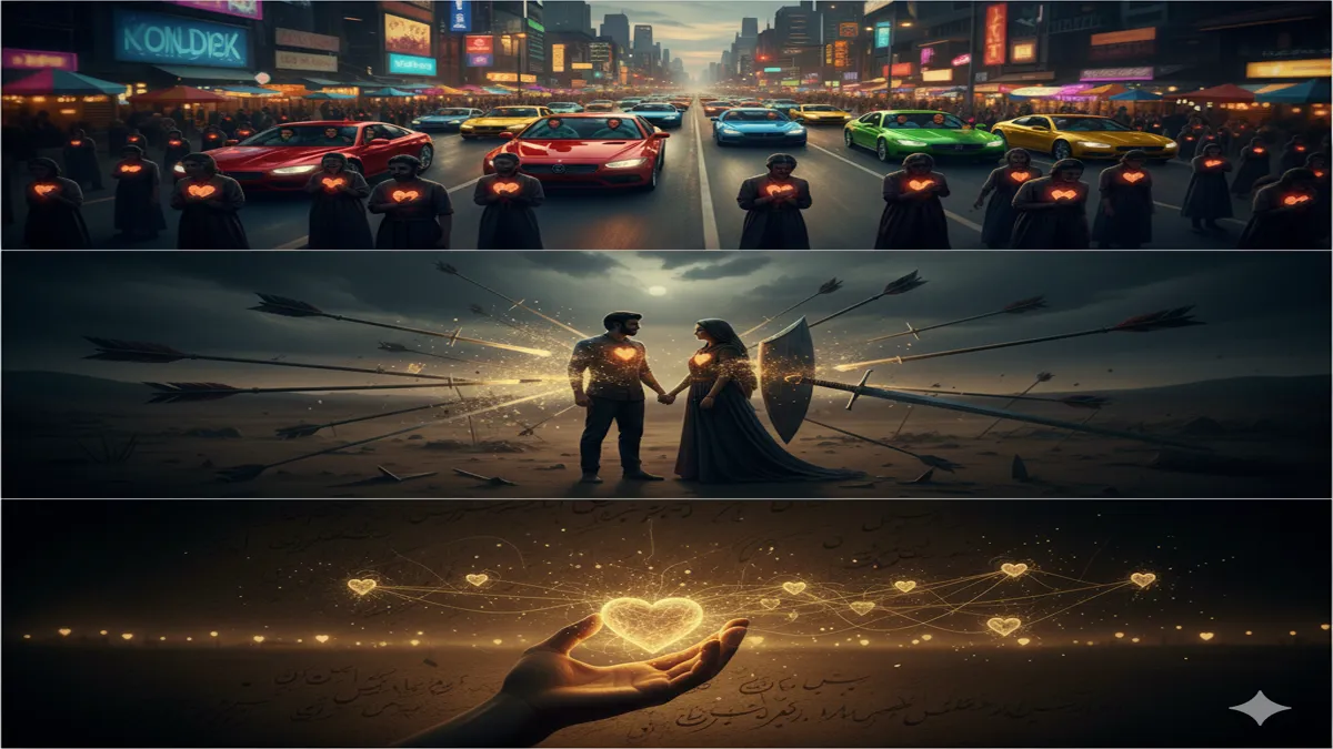 kya kya log guzar jaate hain rang birangi kaaro me