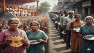 har chauk pe bhashan hai har manch pe qasam ka shor